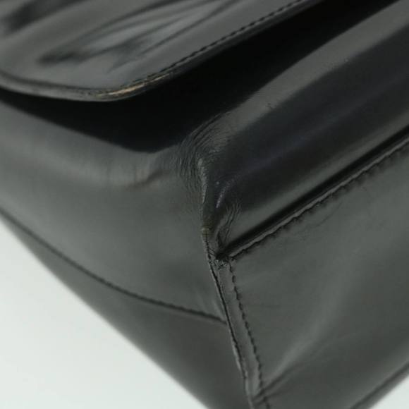 BURBERRY Shoulder Bag Leather Black Auth ac2232 - Picture 16 of 16